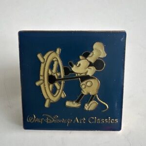 Disney Art Classics Blue and Gold Mickey Mouse Pin